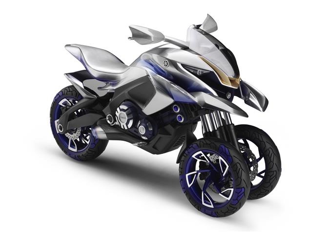 YAMAHA 01gen 新たな 3輪 バイクのコンセプトを発表！！