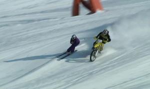 雪でもバイクに乗りたい！　中級編