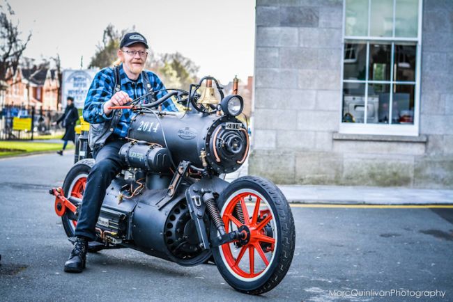 蒸気機関バイクがすごい!!!!