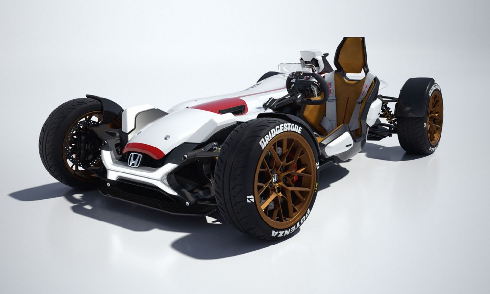 Hondaの作った２輪＆４輪コラボフォーミュラーカーがすごい！！