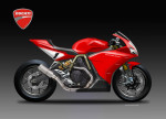 DUCATI スーパースポーツ コンセプト デザイン画を発見!!　これって V4 !?