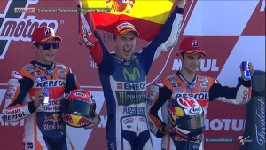 MOTO GP 最終戦 バレンシア  ホルヘ・ロレンソ が優勝!!