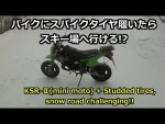 市販 スパイクタイヤ (バイク用)でここまでできる！