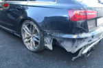 ロッシ愛車 Audi RS6で事故る。。。