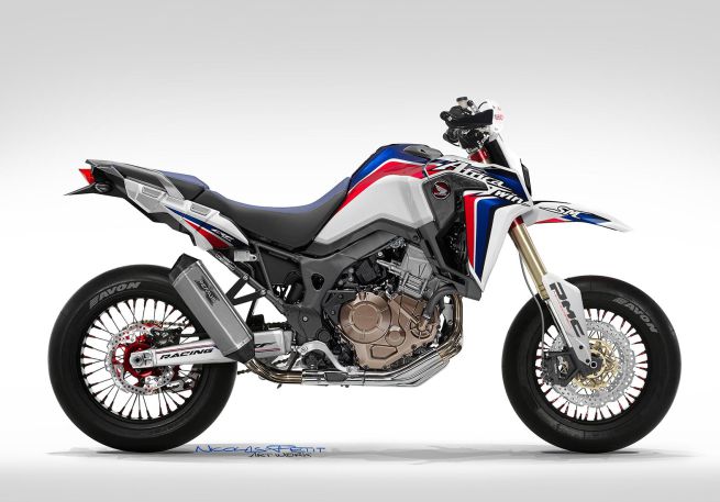 CRF1000L Africa Twin (アフリカツイン) モタードがかっこいい！