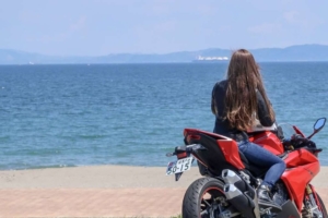 インスタ女子Ruriko CBR250RRで三浦下道のんびりツーリング⁣