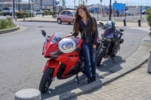 インスタ女子Ruriko CBR250RRで三浦下道のんびりツーリング⁣