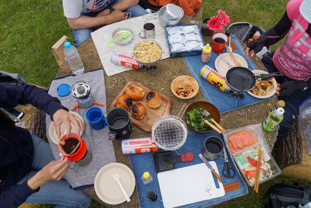 バイク女子 ツーリング キャンプ