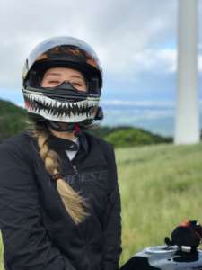 インスタバイク女子おみつ「嵐の青山高原ツーリング」