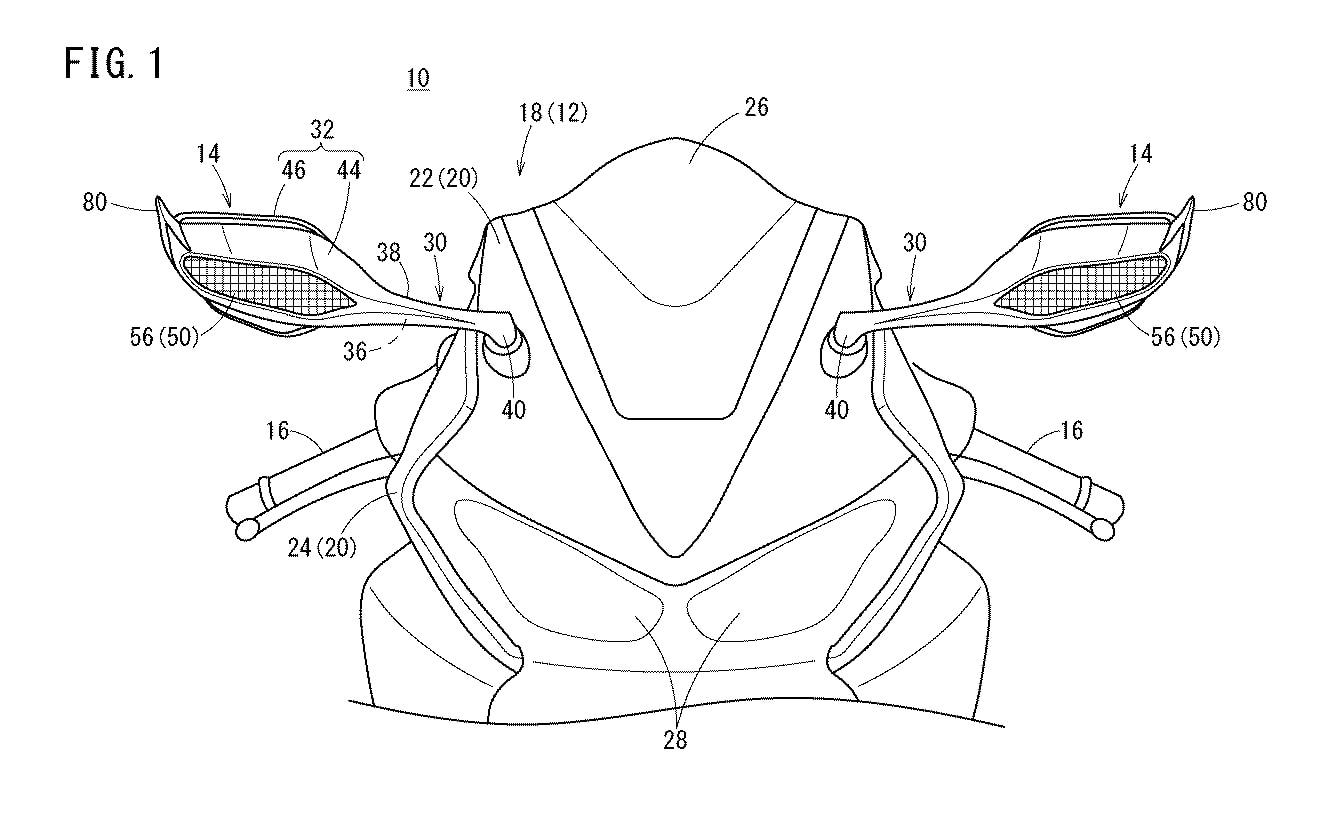 Honda(ホンダ) 新型CBR1000RR ミラーもウイングレット化！