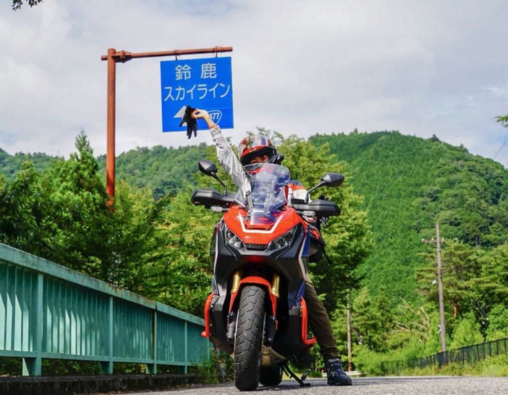 インスタバイク女性ライダーkanae 素敵なランチツーリング