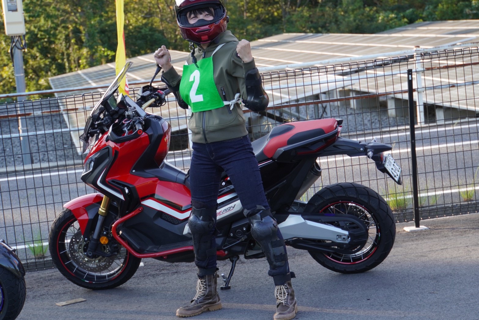 インスタバイク女性ライダーkanae「パイロンパーク鈴鹿で練習してみた！」