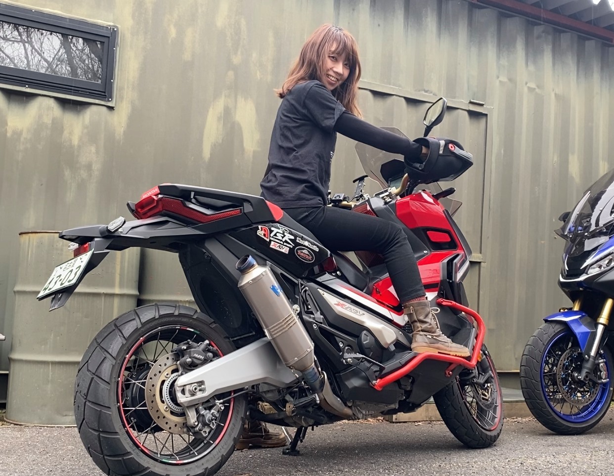 インスタバイク女性ライダーkanae 牡蠣ツーリング