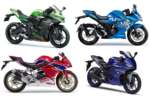 250cc国産フルカウルスポーツ比較まとめ！ カワサキ ZX-25R？ ホンダ CBR250RR？ ヤマハ YZF-R25？ スズキ ジクサーSF250？