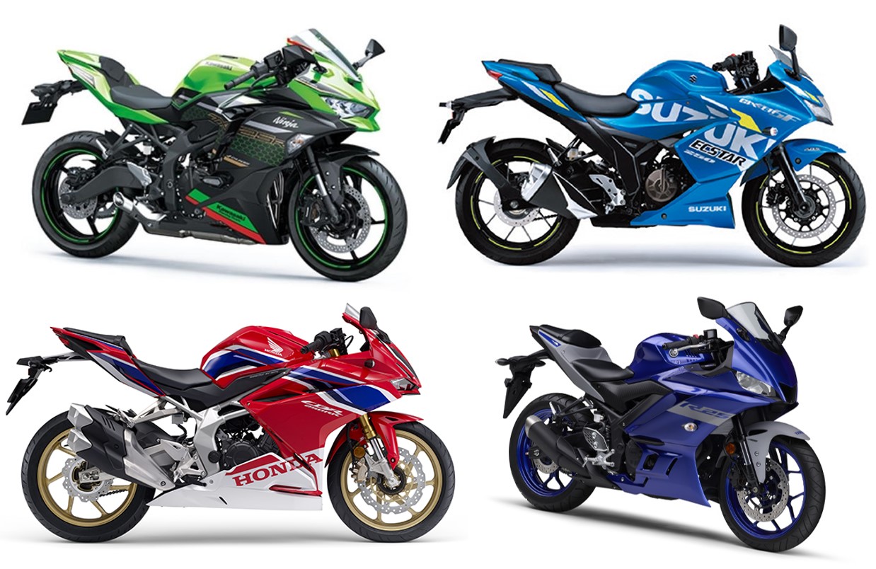 250cc国産フルカウルスポーツ比較まとめ カワサキ Zx 25r ホンダ Cbr250rr ヤマハ Yzf R25 スズキ ジクサーsf250