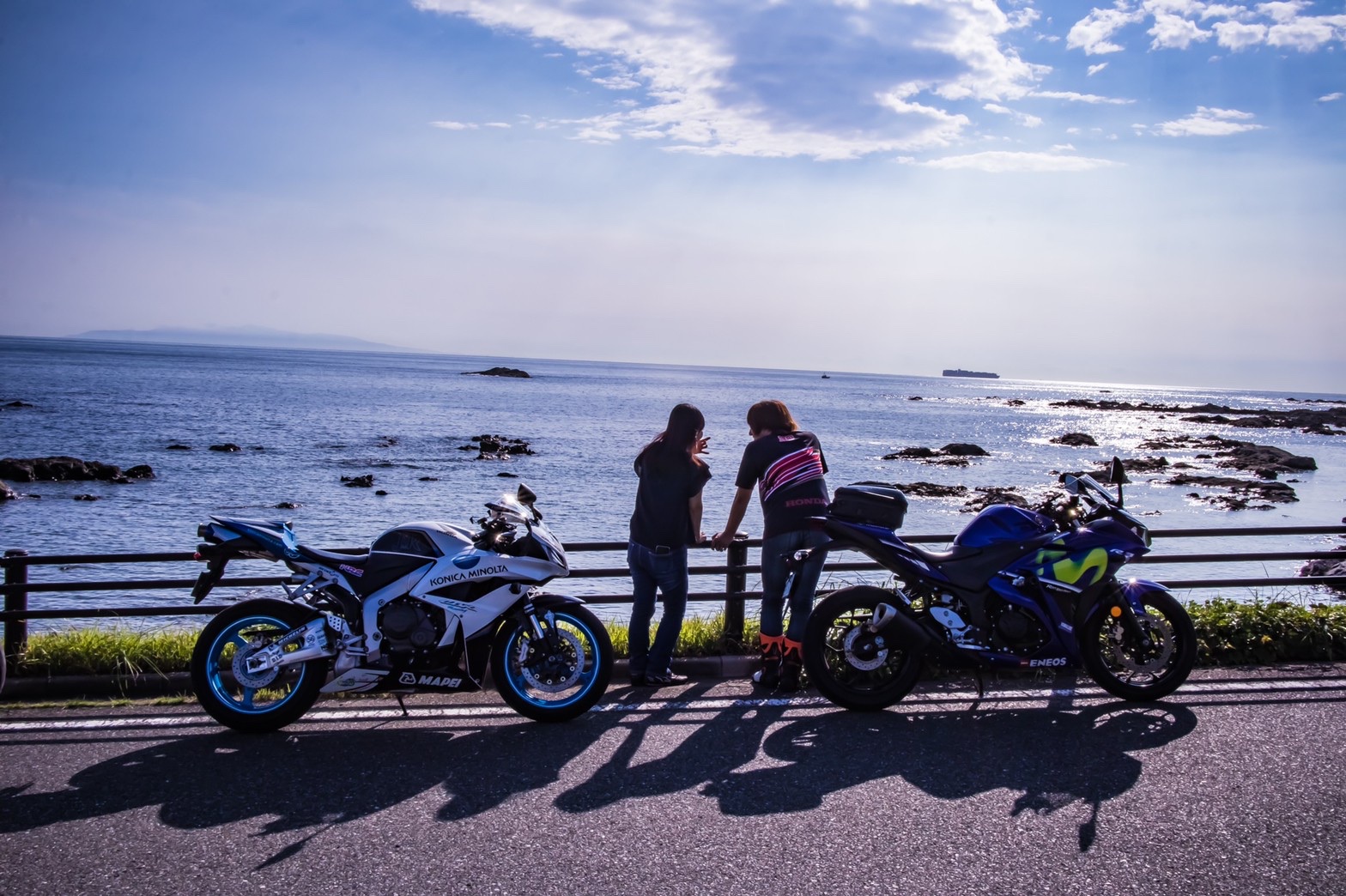夫婦ライダー代表!?仲良し夫婦ライダーrieモーターサイクルナビゲータ初登場 自己紹介♬︎♡