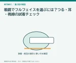 眼鏡でフルフェイスを選ぶには？つる・耳・視線の試着チェック