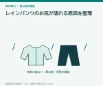 レインパンツのお尻が濡れる原因を整理｜買い替え前の確認メモ
